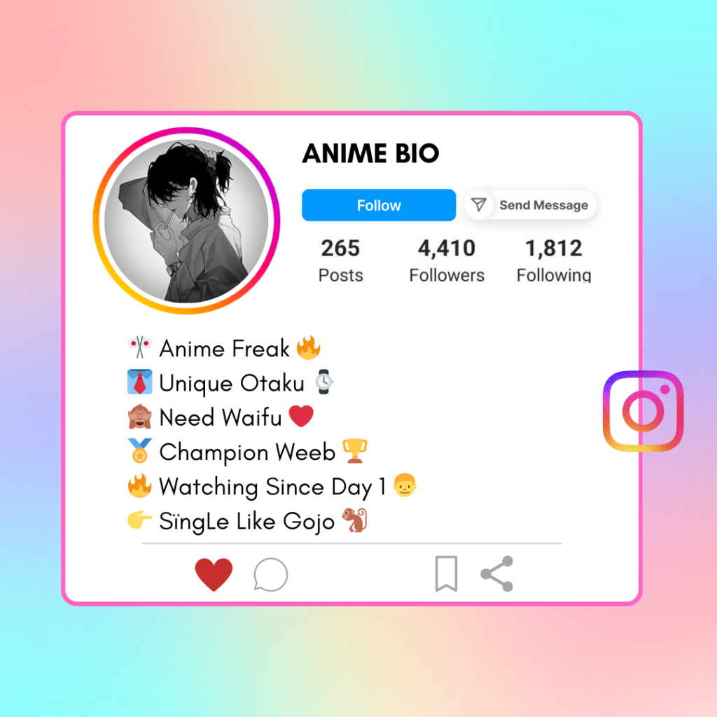 Anime-Instagram-Bio