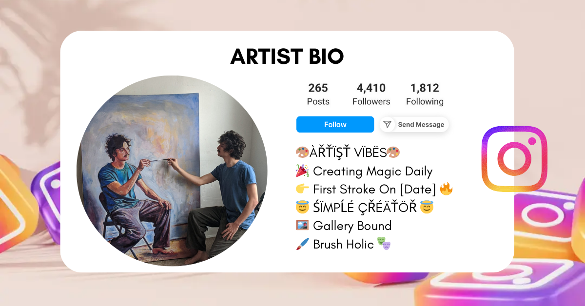 Artist-Instagram-Bio