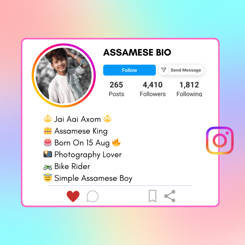 Assamese-Instagram-Bio