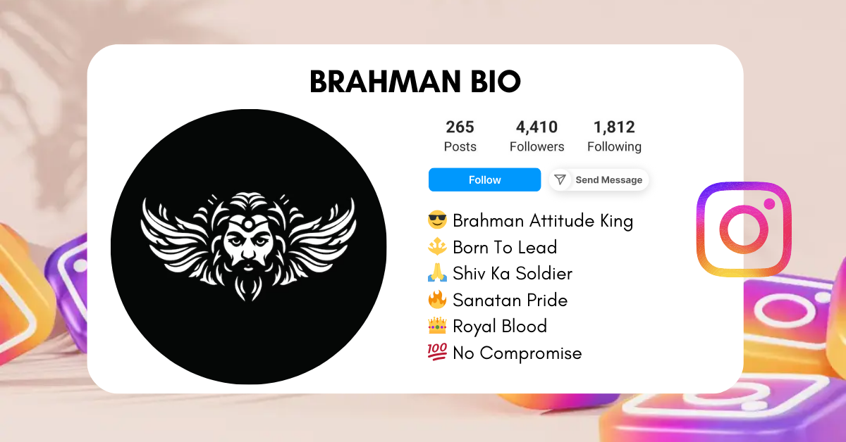 Brahman-Instagram-Bio