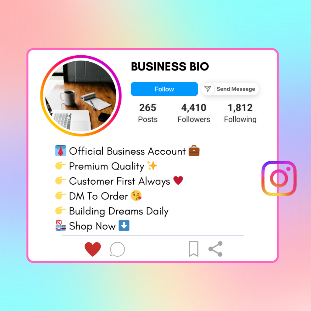 Business-Instagram-Bio