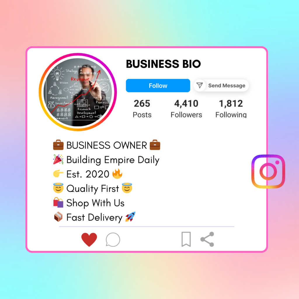 Business-Instagram-Bio