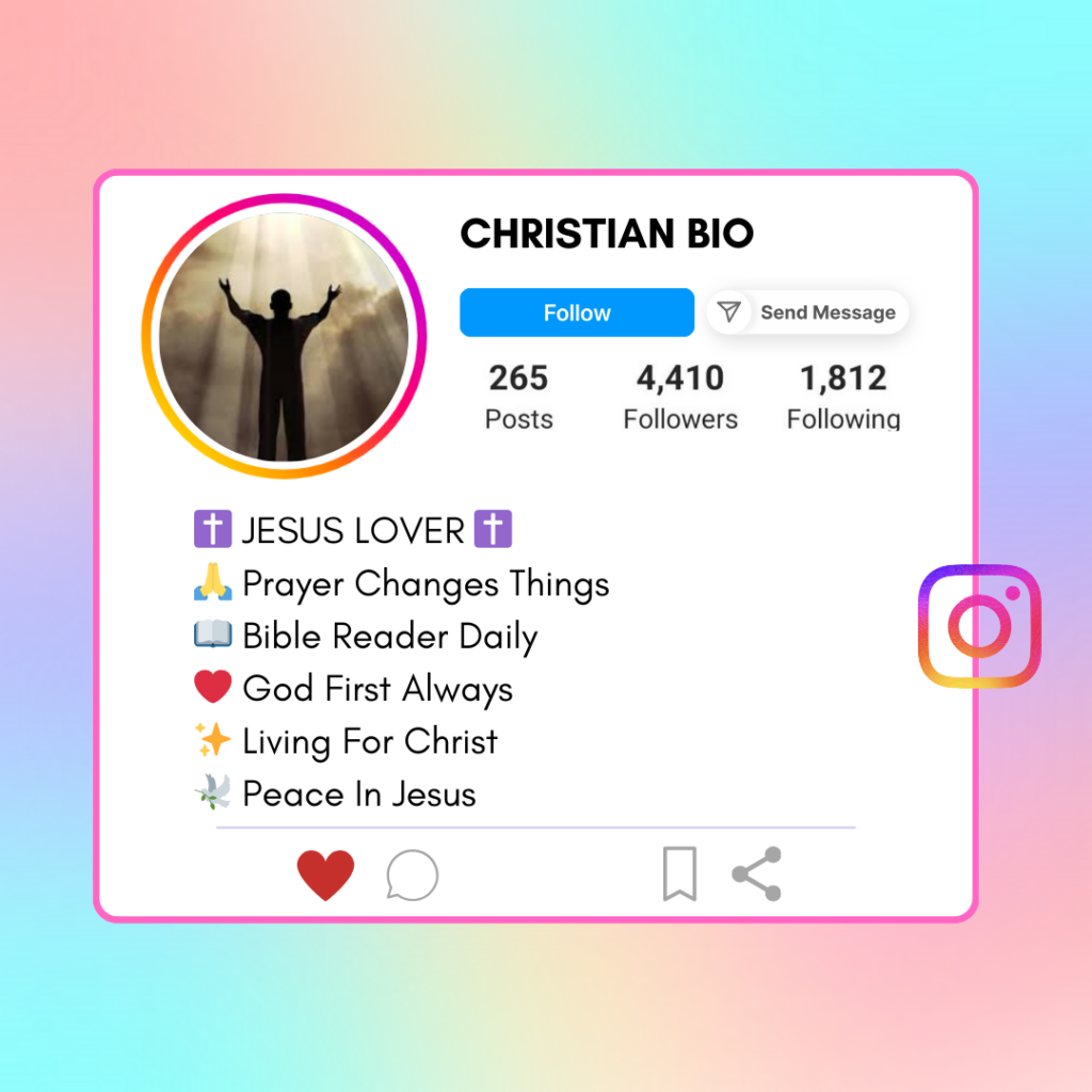 Christian-Instagram-Bio