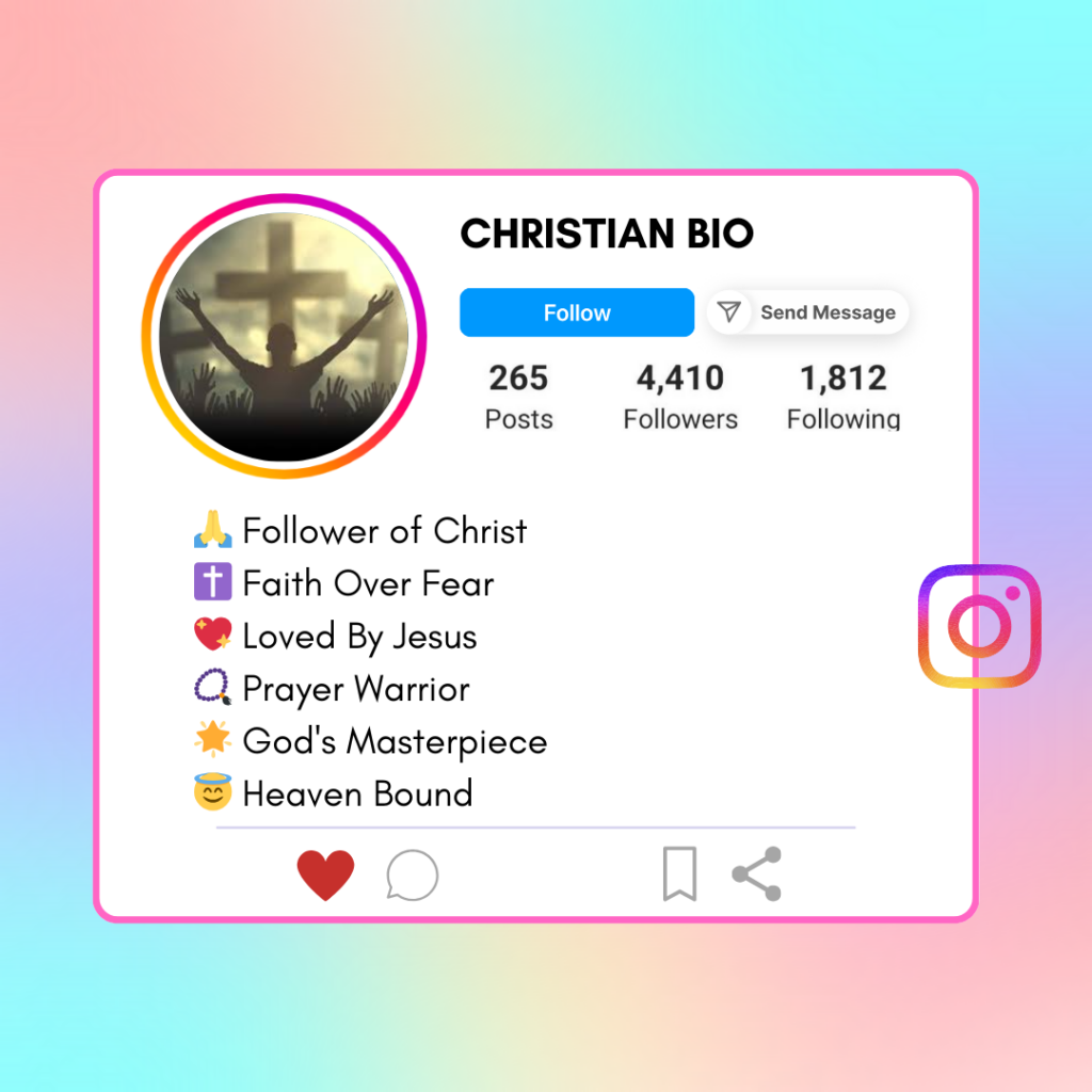 Christian-Instagram-Bio