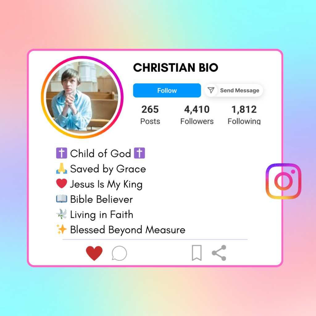 Christian-Instagram-Bio