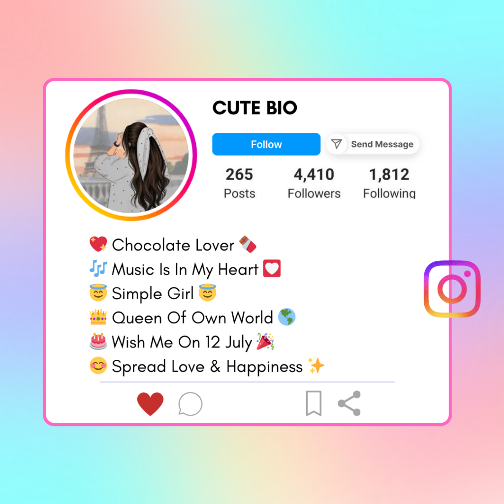 Cute Instagram Bio