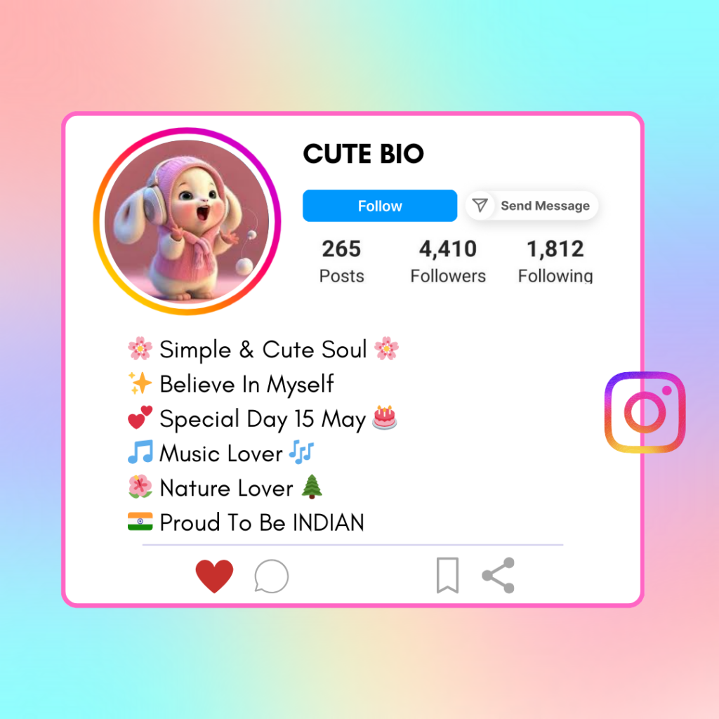 Cute Instagram Bio