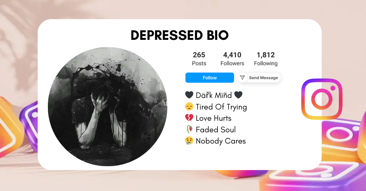 Depressed Instagram Bio
