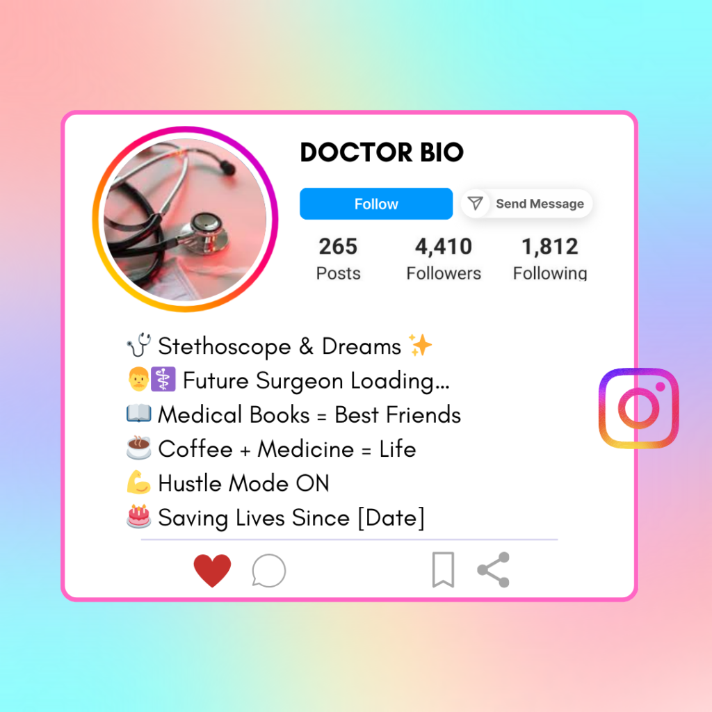 Doctor-Instagram-Bio