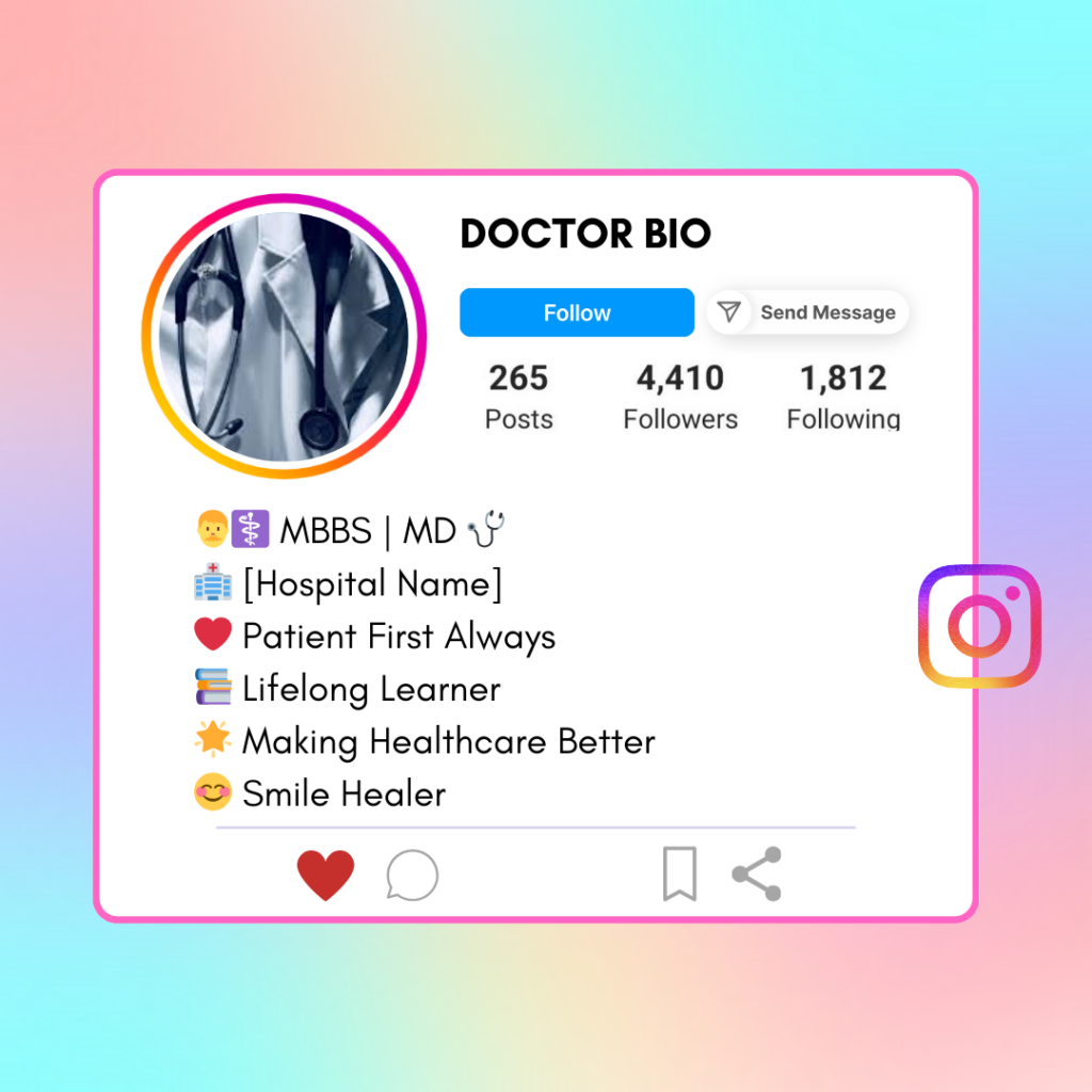 Doctor-Instagram-Bio