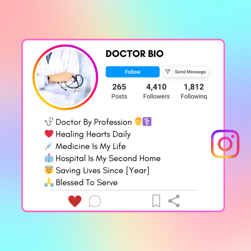 Doctor-Instagram-Bio