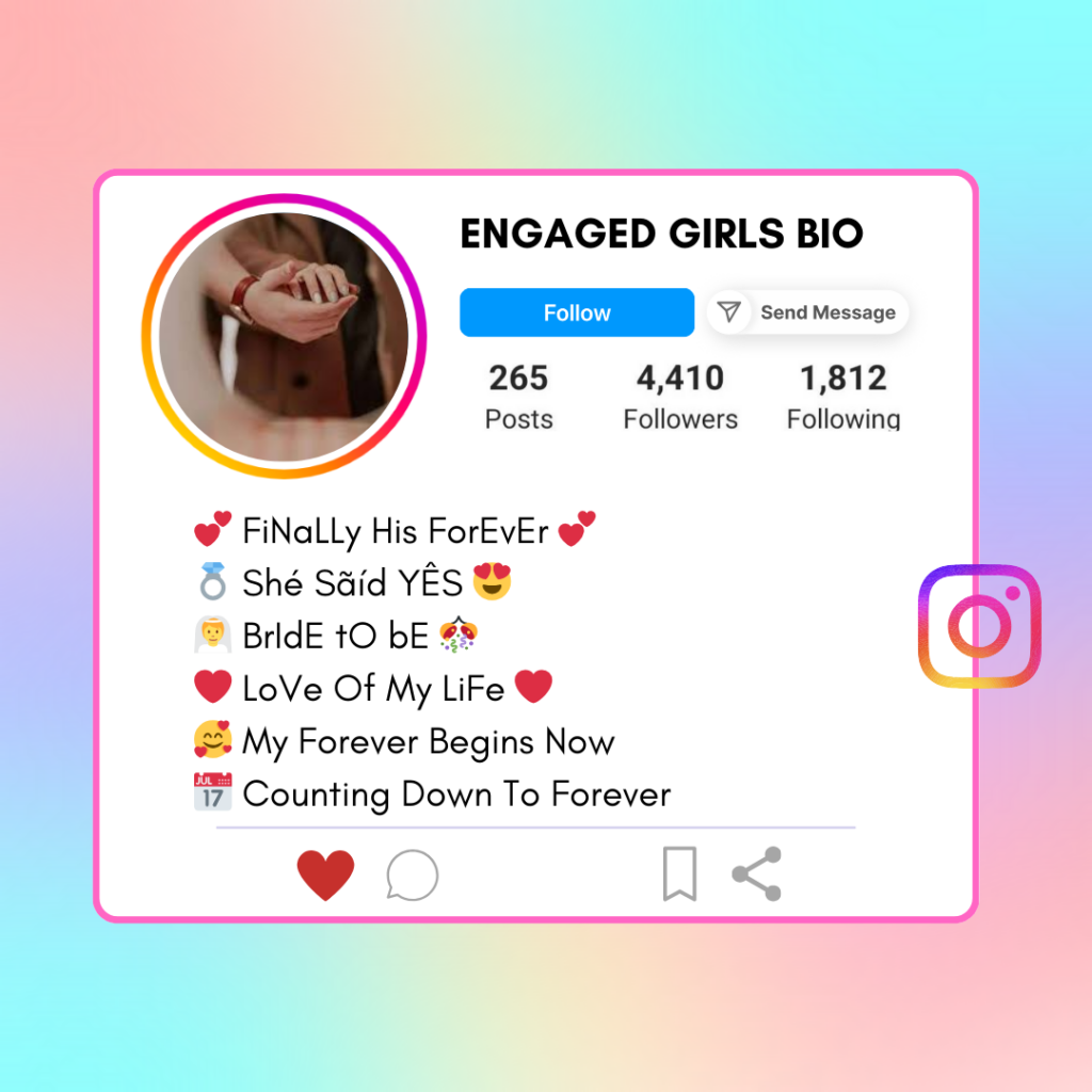 Engaged-Girls-Instagram-Bio