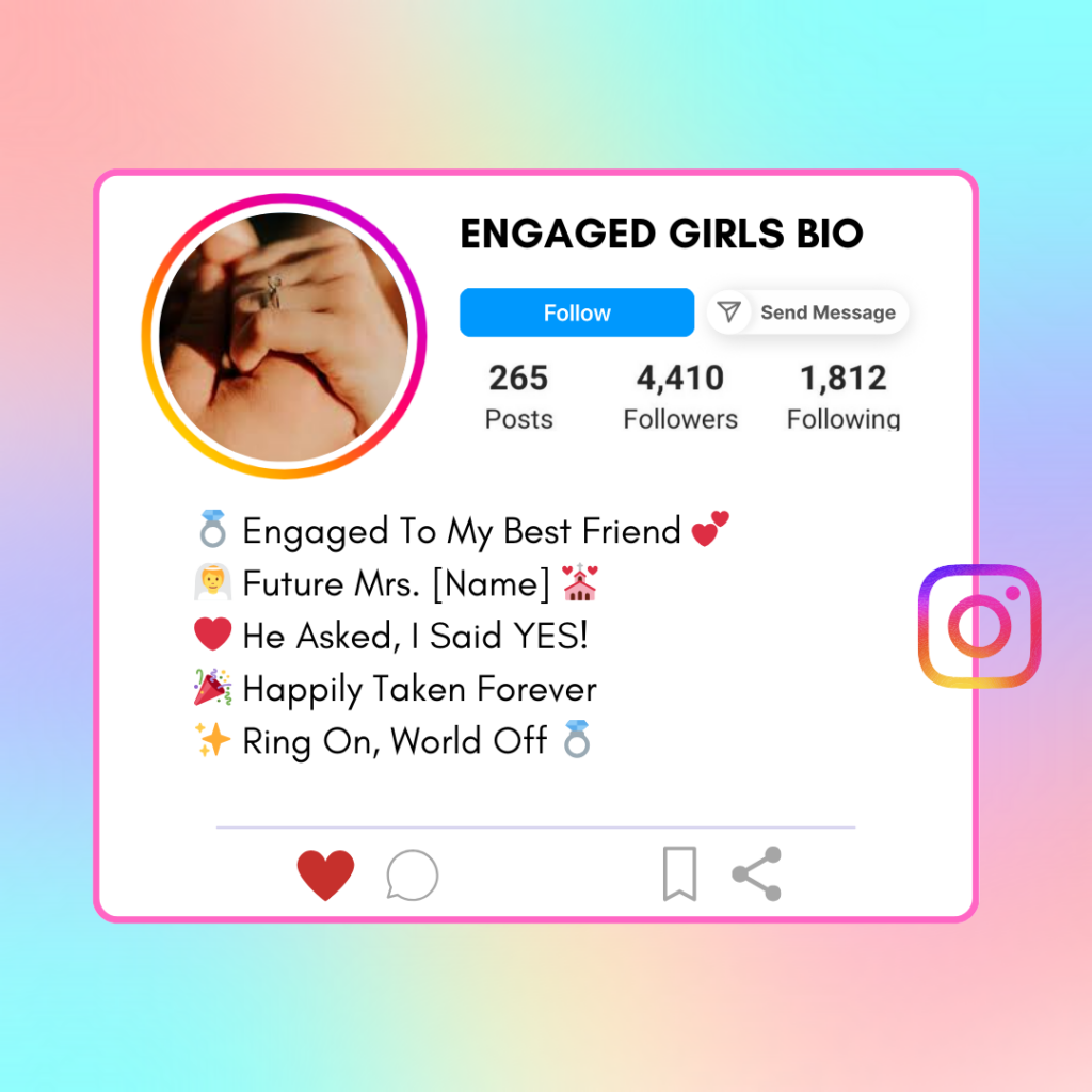 Engaged-Girls-Instagram-Bio