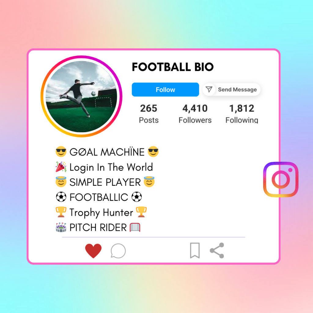 Football-Instagram-Bio