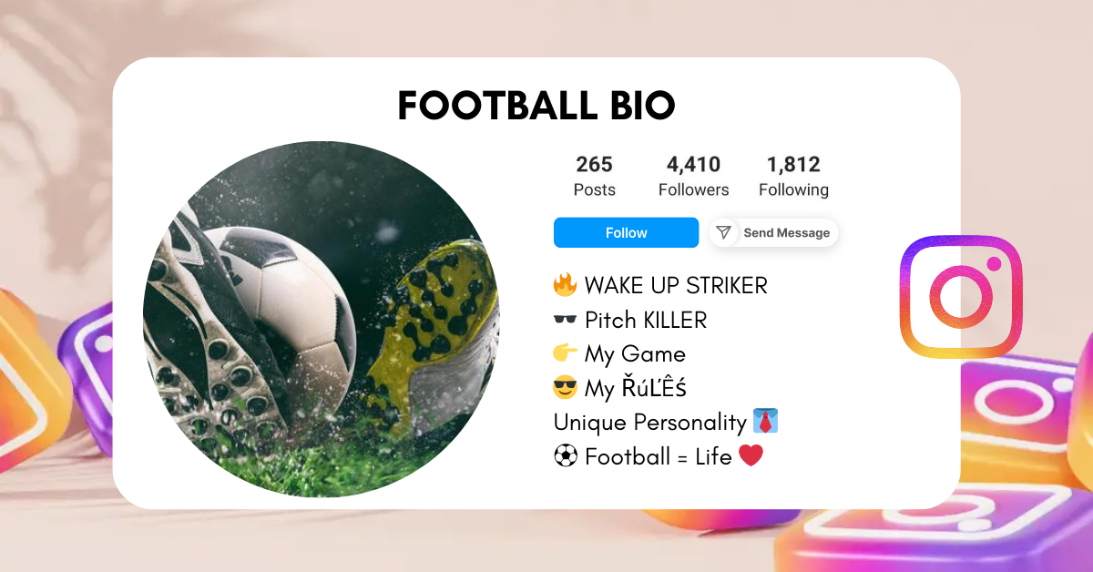 Football-Instagram-Bio