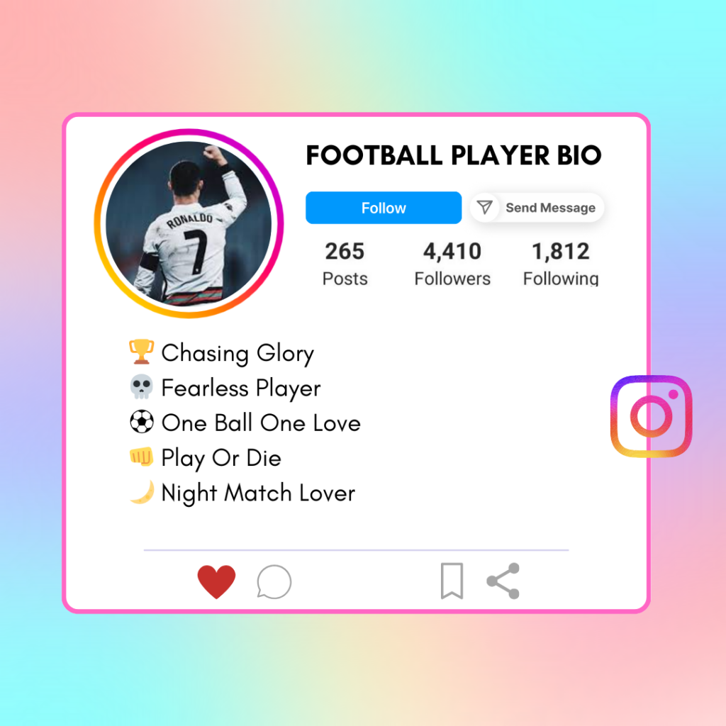 Football-Player-Instagram-Bio