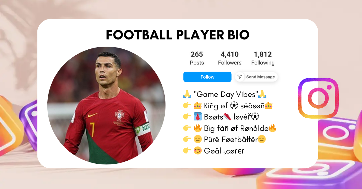 Football-Player-Instagram-Bio
