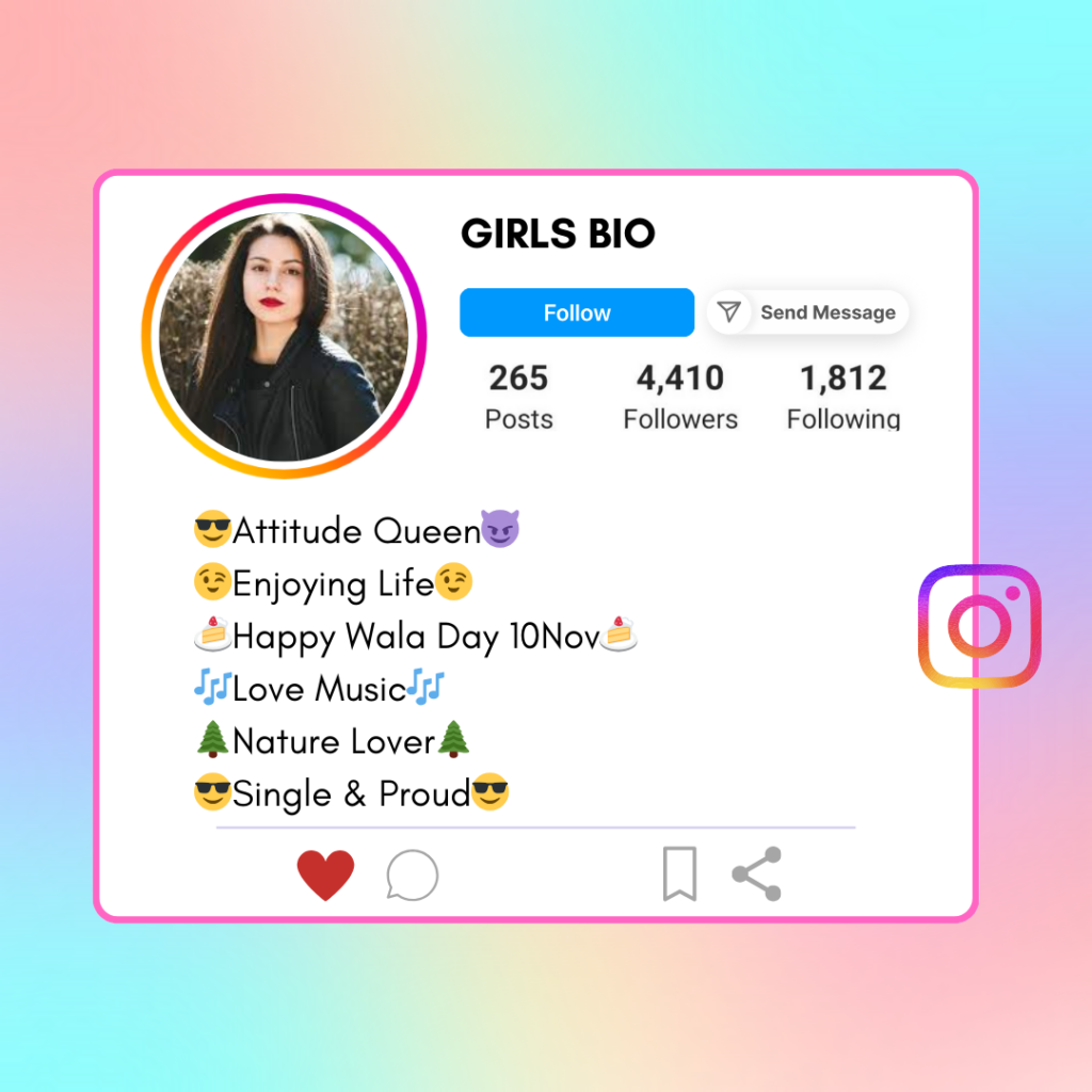 Girls-Instagram-Bio