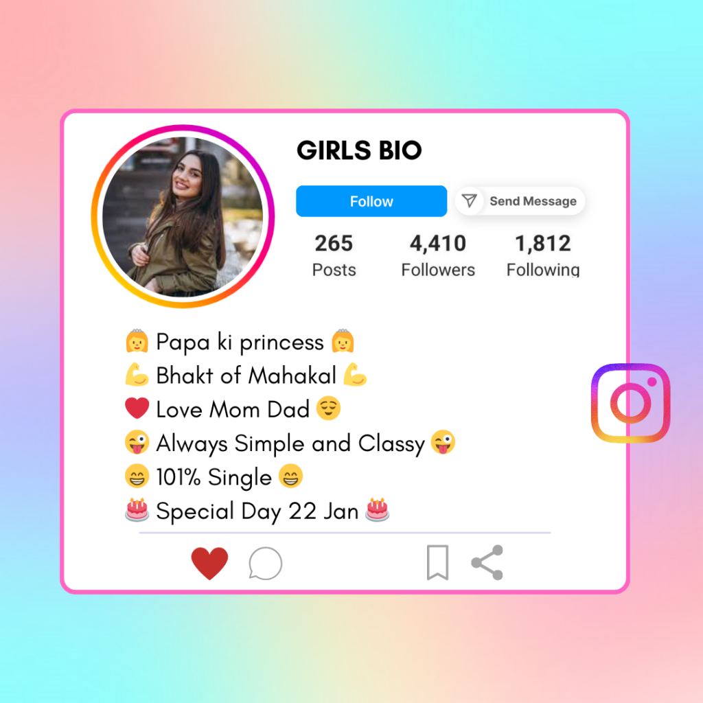 Girls-Instagram-Bio