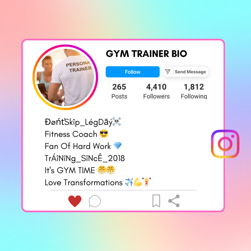 Gym-Trainer-Instagram-Bio