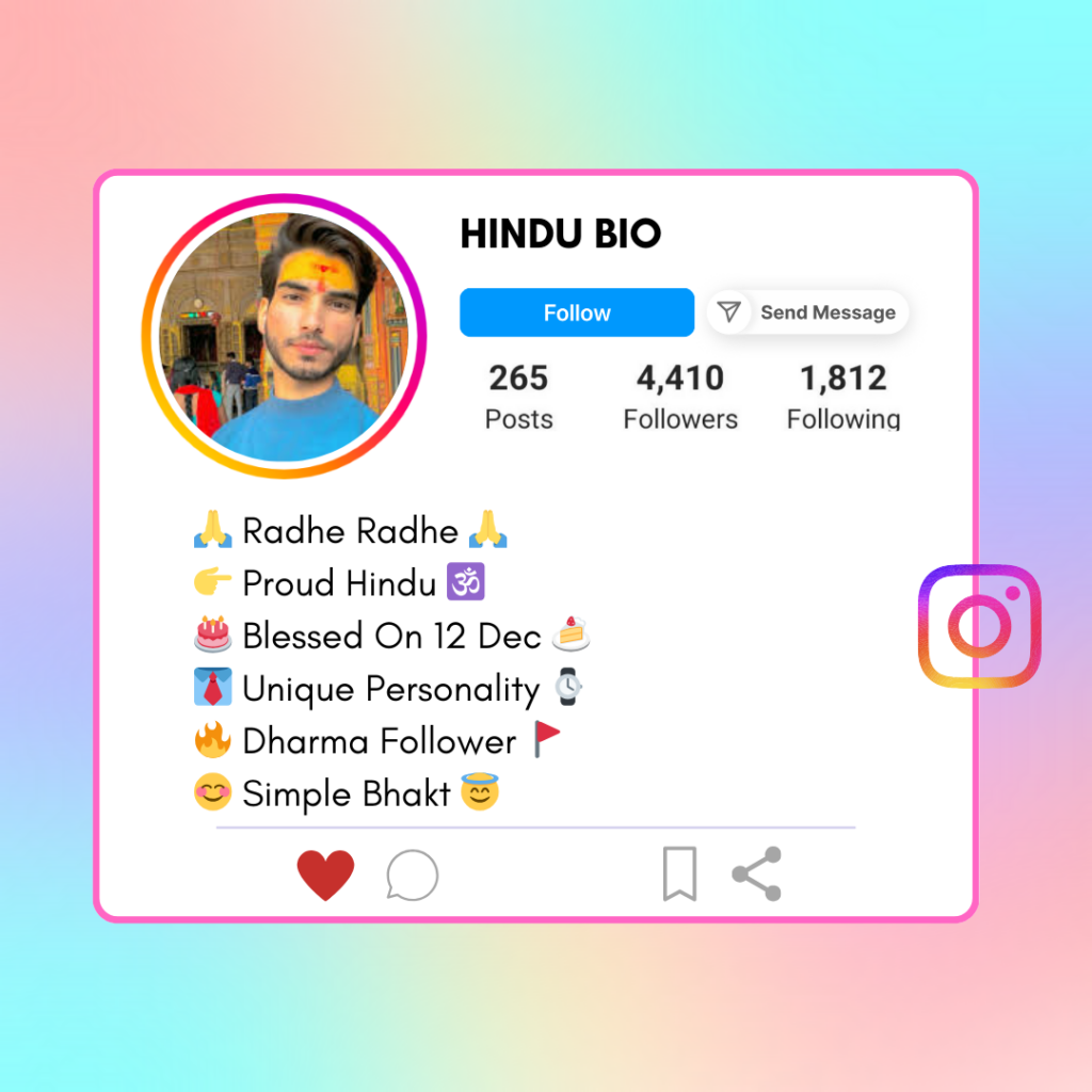 Hindu-Instagram-Bio