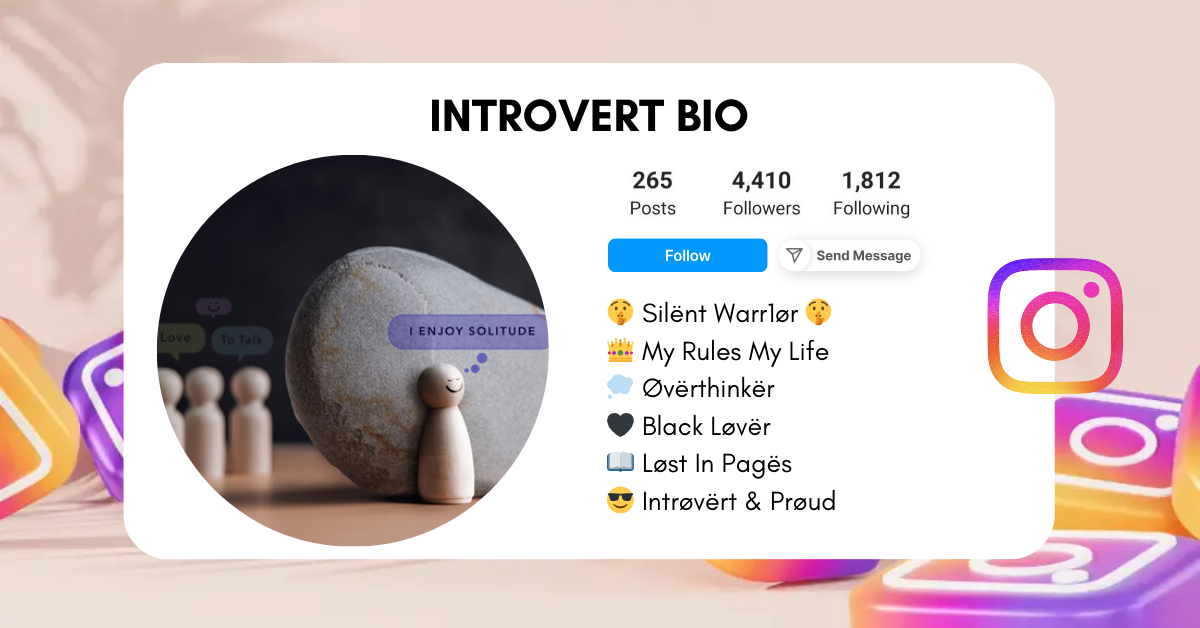 Introvert-Instagram-Bio