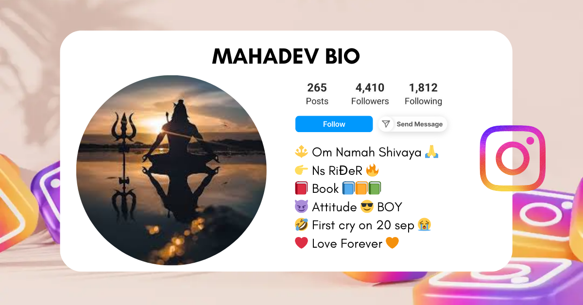 Mahadev-Instagram-Bio