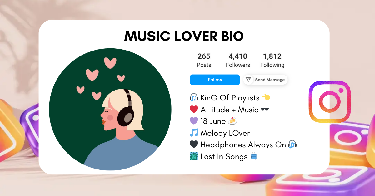 Music-Lover-Instagram-Bio