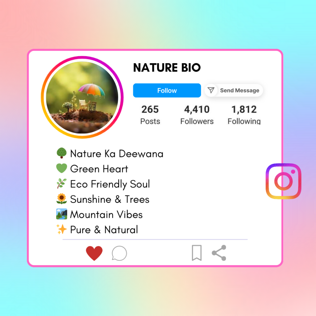 Nature-Instagram-Bio