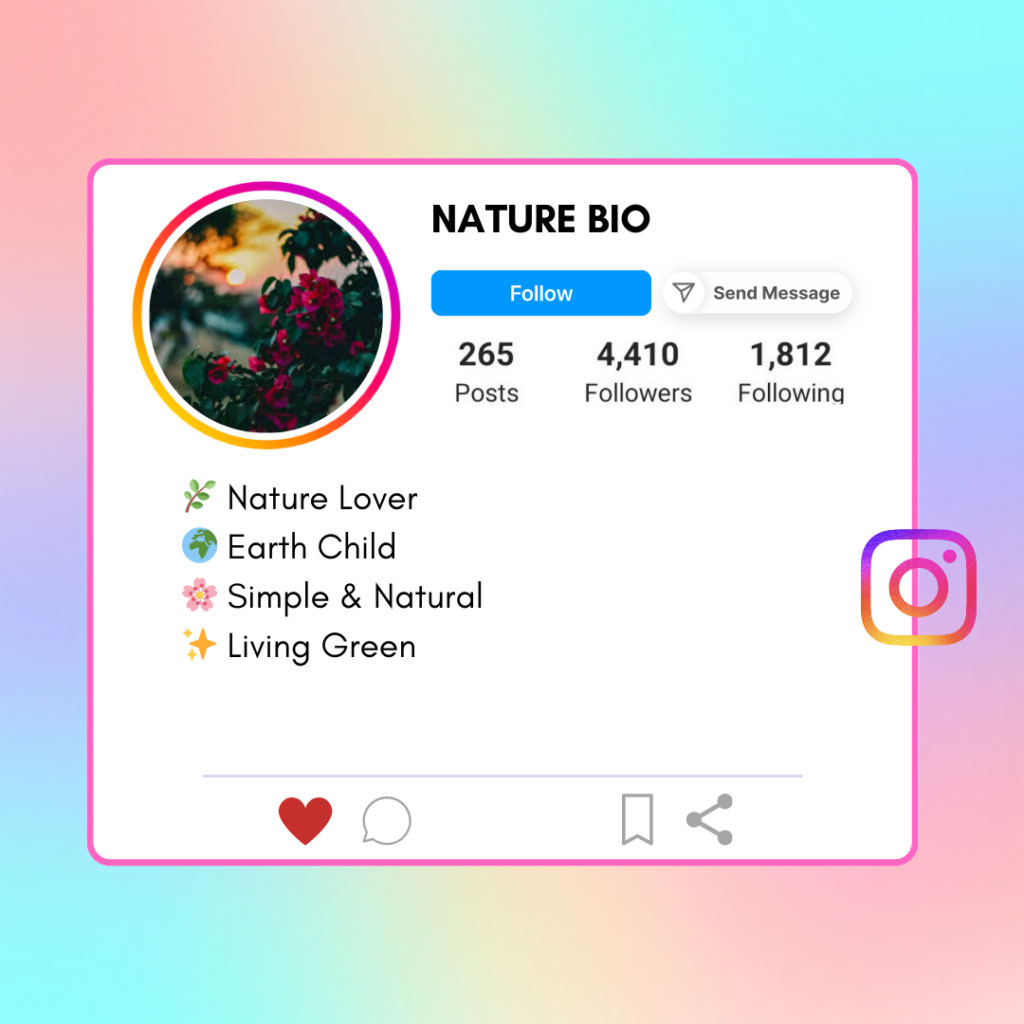 Nature-Instagram-Bio