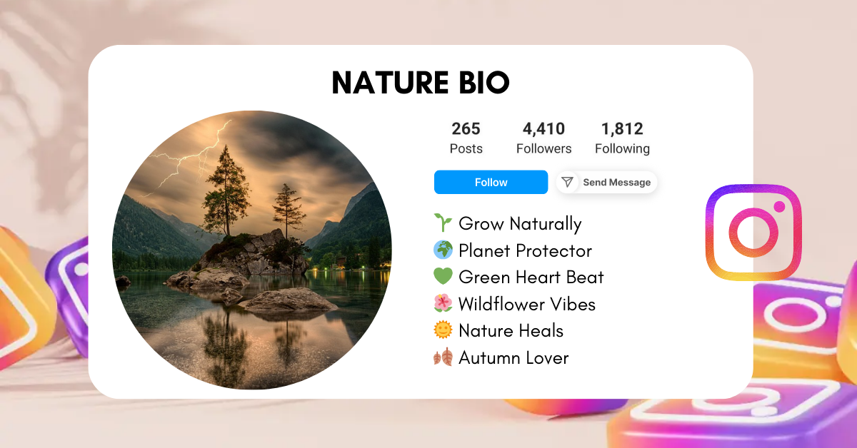 Nature-Instagram-Bio