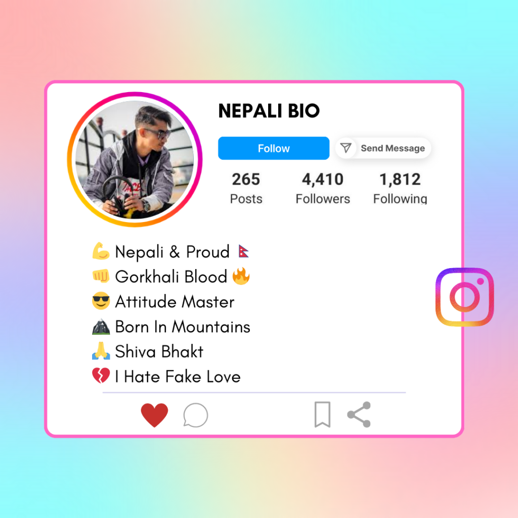 Nepali-Instagram-Bio