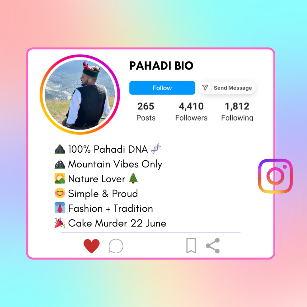 Pahadi-Instagram-Bio