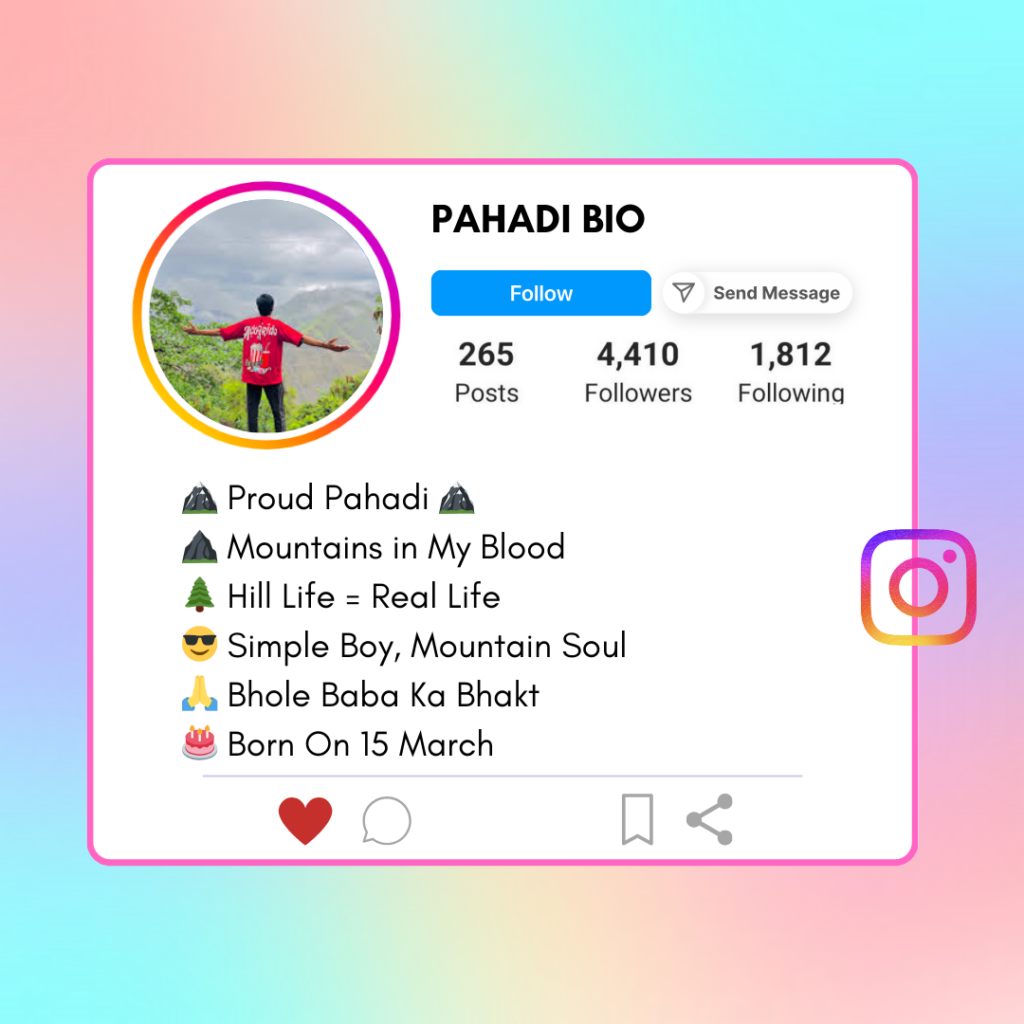 Pahadi-Instagram-Bio