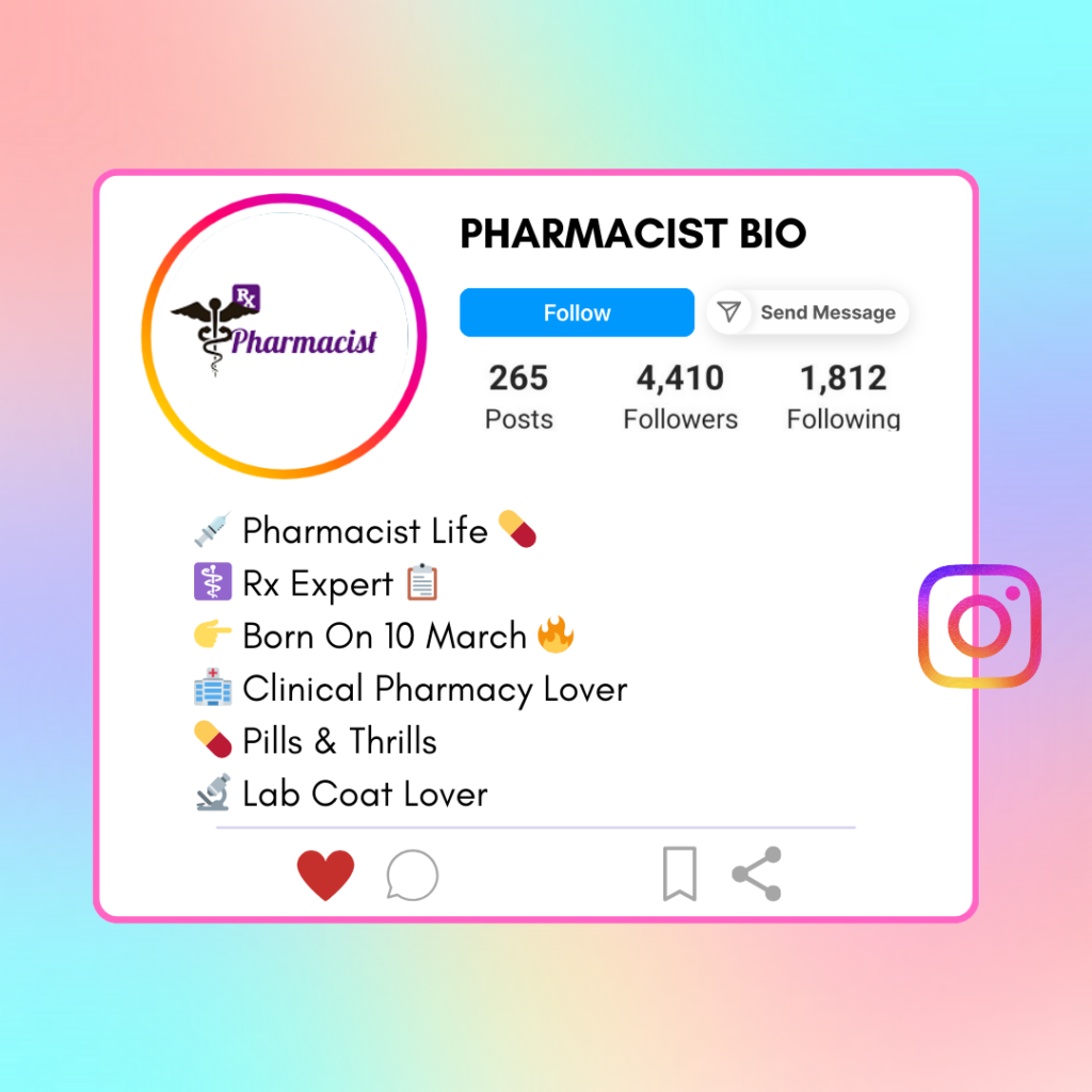 Pharmacist-Instagram-Bio