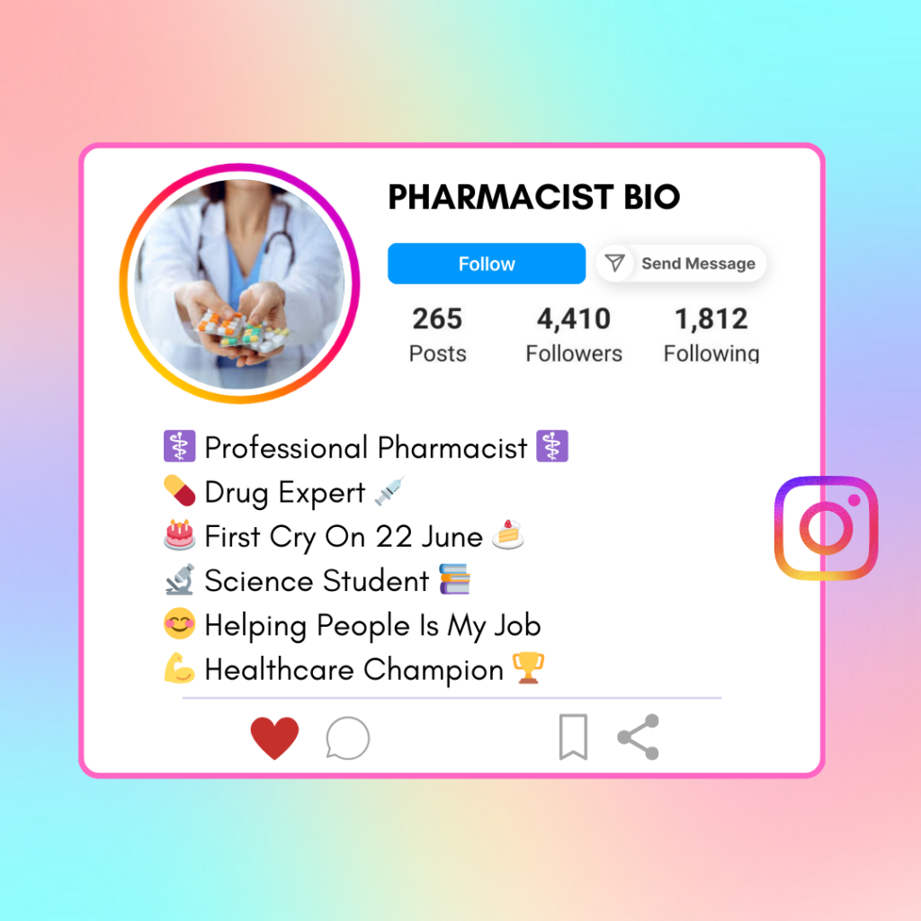 Pharmacist-Instagram-Bio