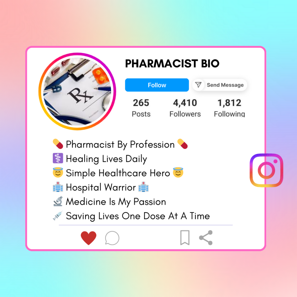 Pharmacist-Instagram-Bio