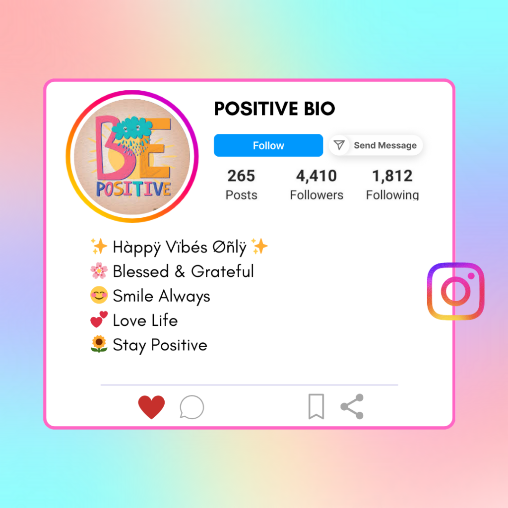 Positive-Instagram-Bio