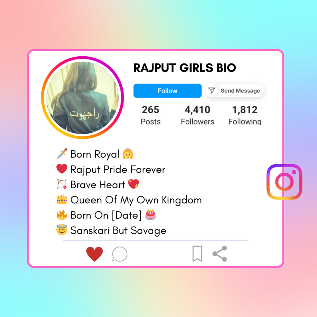 Rajput-Girls-Instagram-Bio