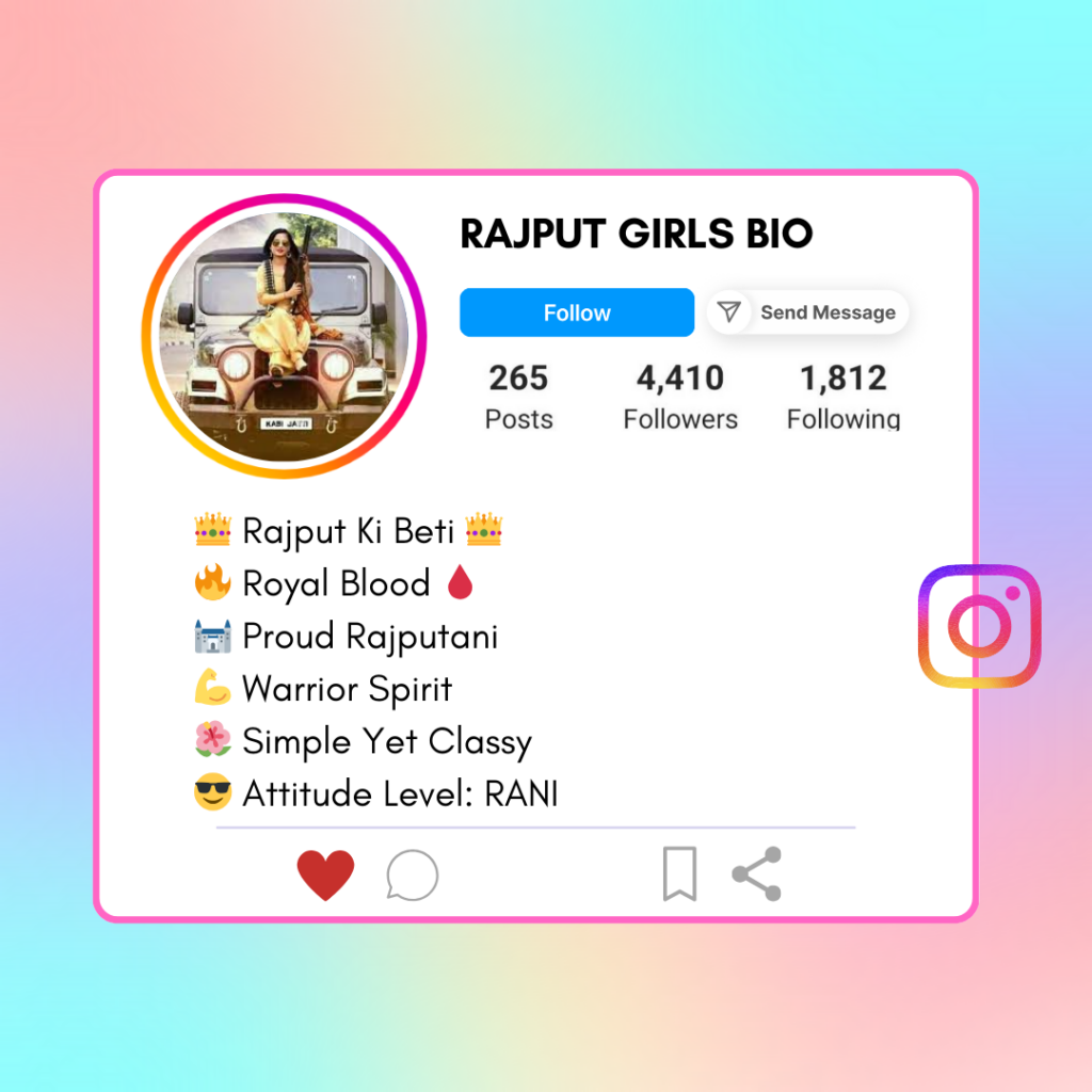 Rajput-Girls-Instagram-Bio