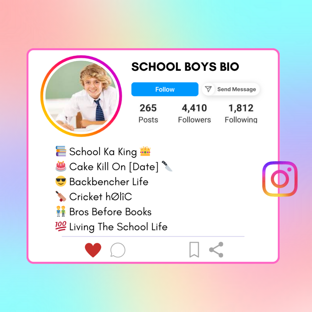 School-Boys-Instagram-Bio