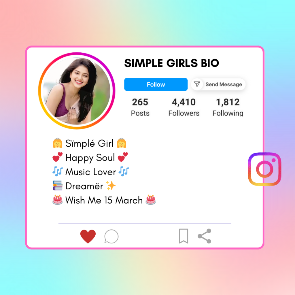 Simple-Girls-Instagram-Bio