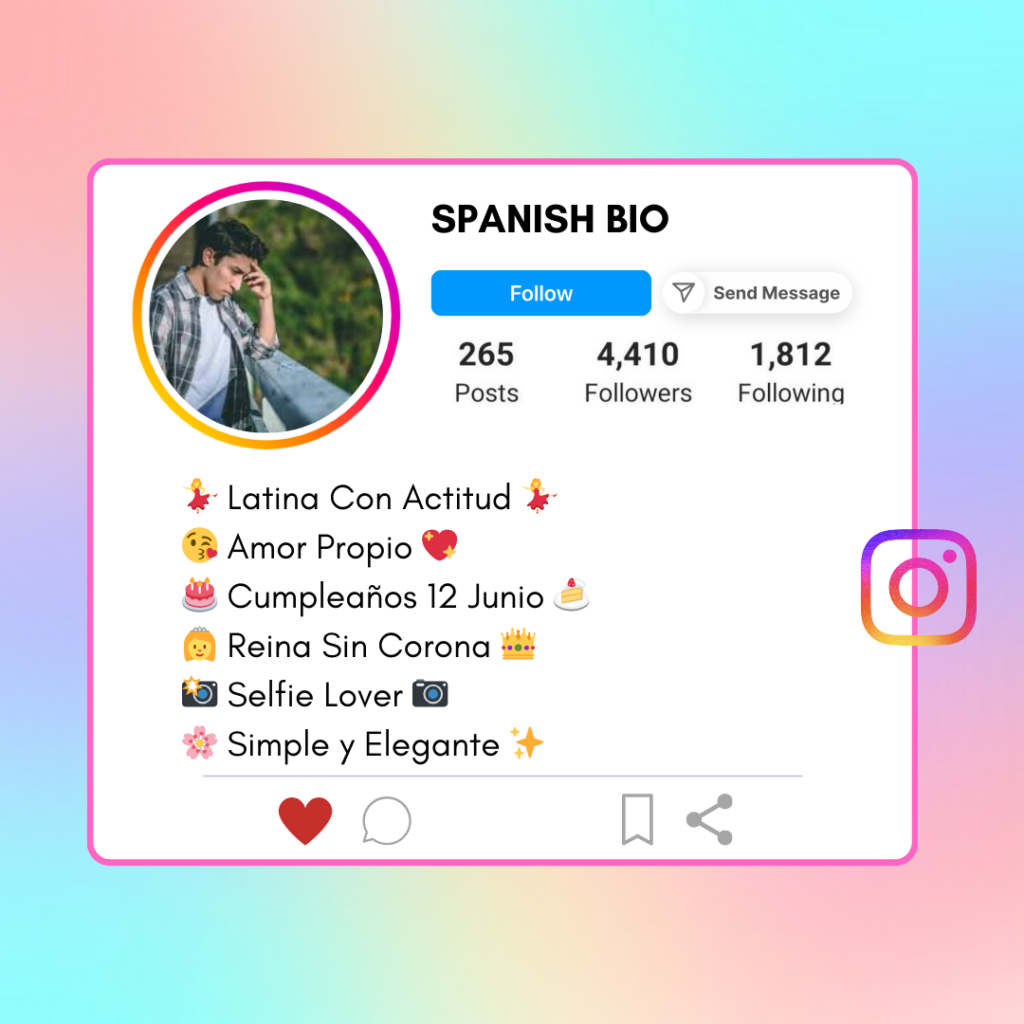 Spanish-Instagram-Bio