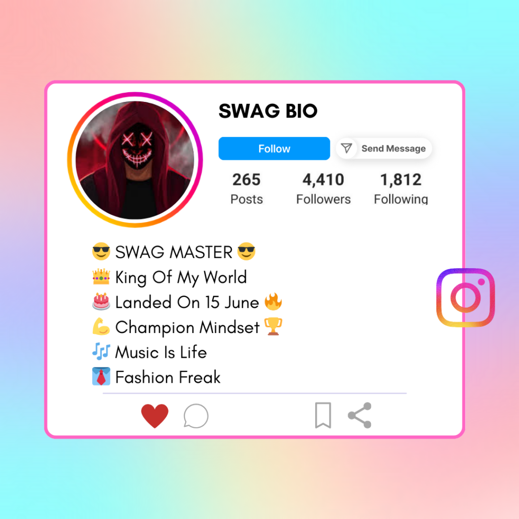 Swag-Instagram-Bio