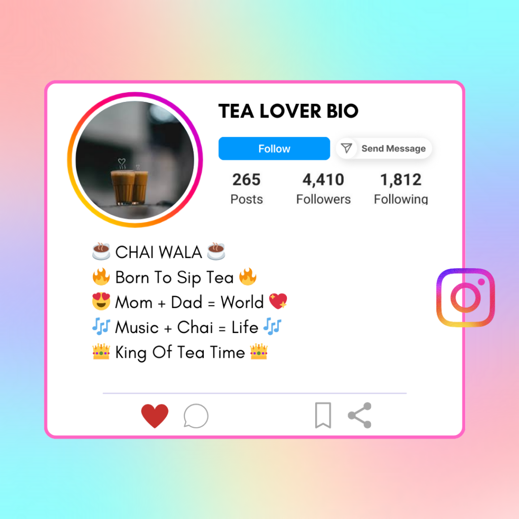 Tea-Lover-Instagram-Bio