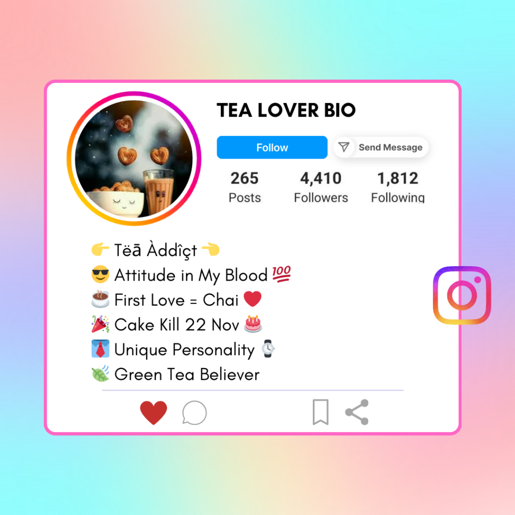 Tea-Lover-Instagram-Bio