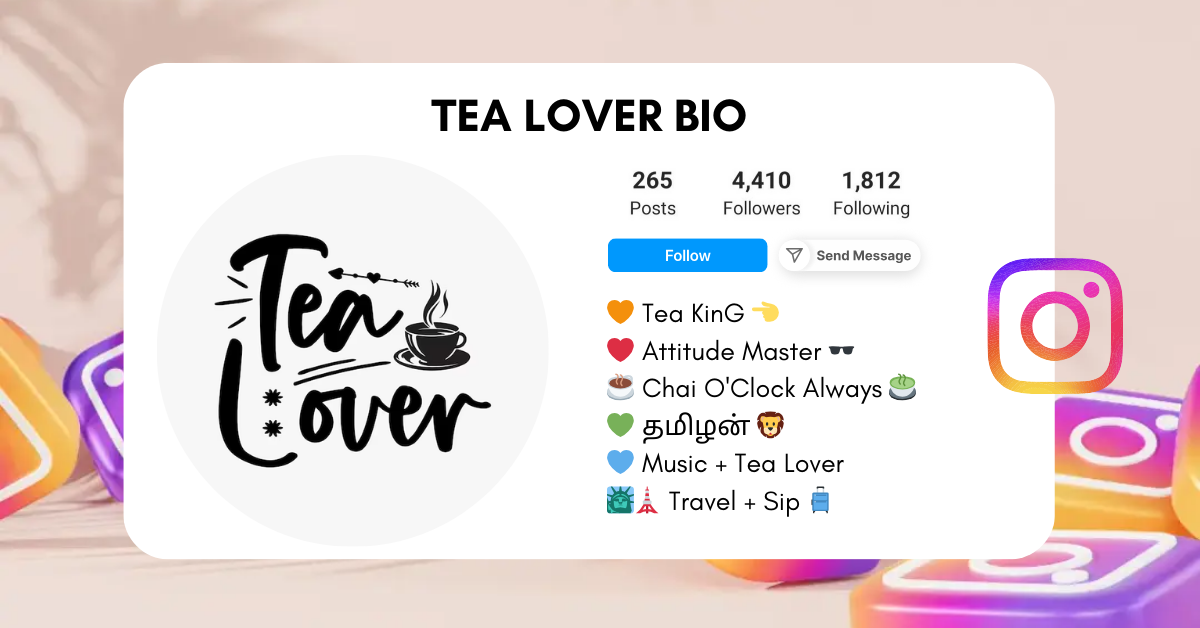 Tea-Lover-Instagram-Bio