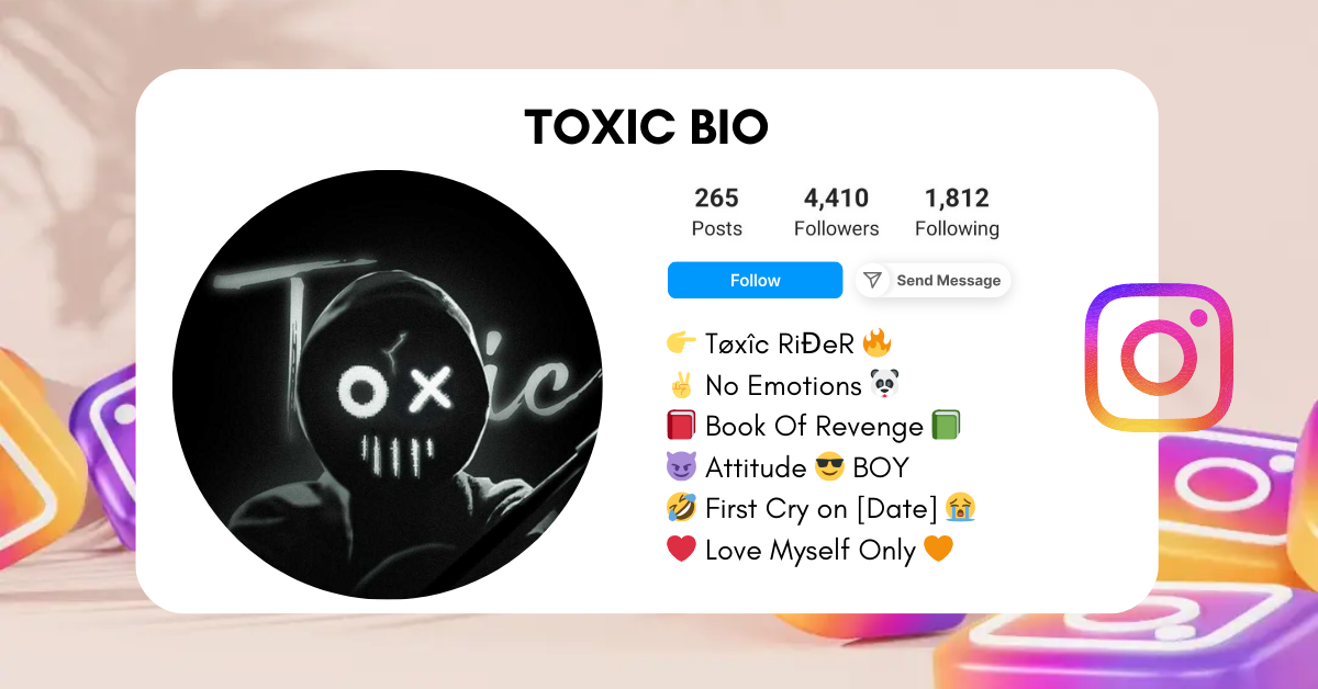 Toxic-Instagram-Bio