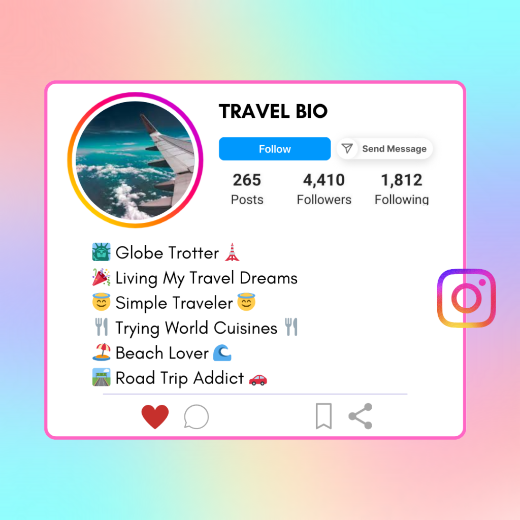 Travel-Instagram-Bio
