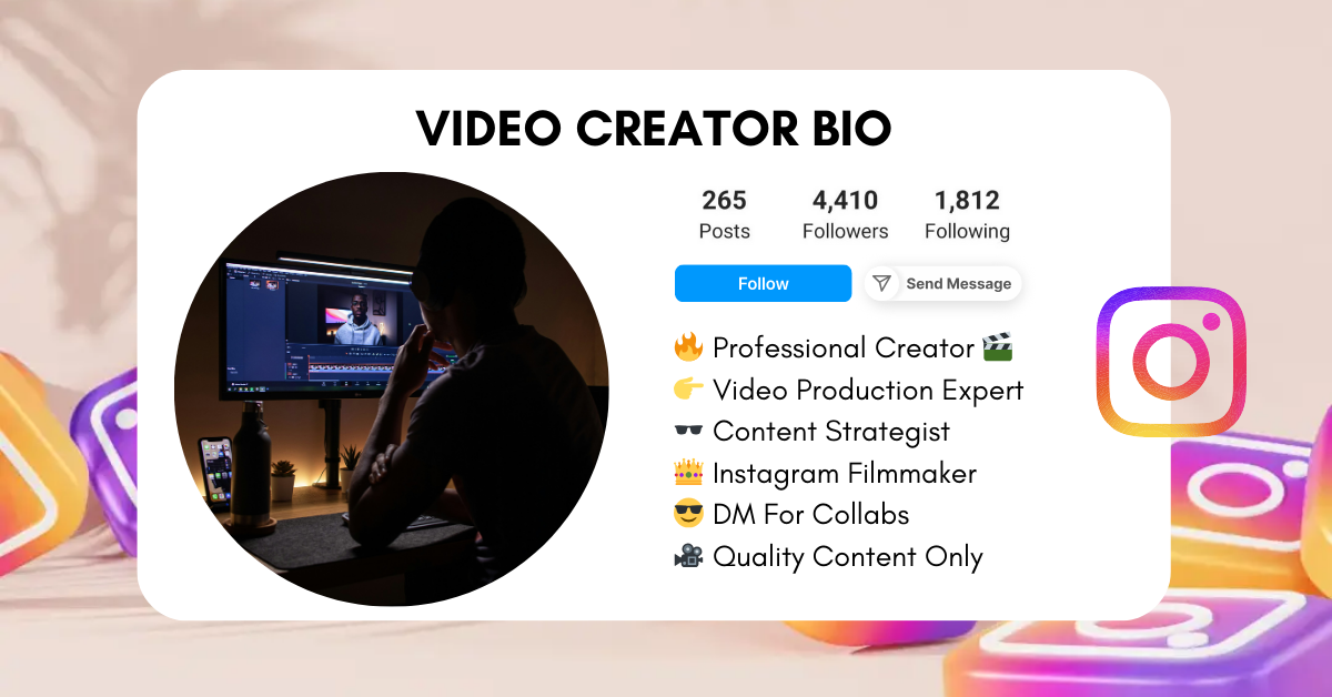 Video-Creator-Instagram-Bio
